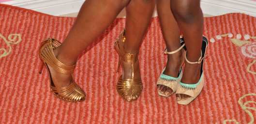 The girls in high heels